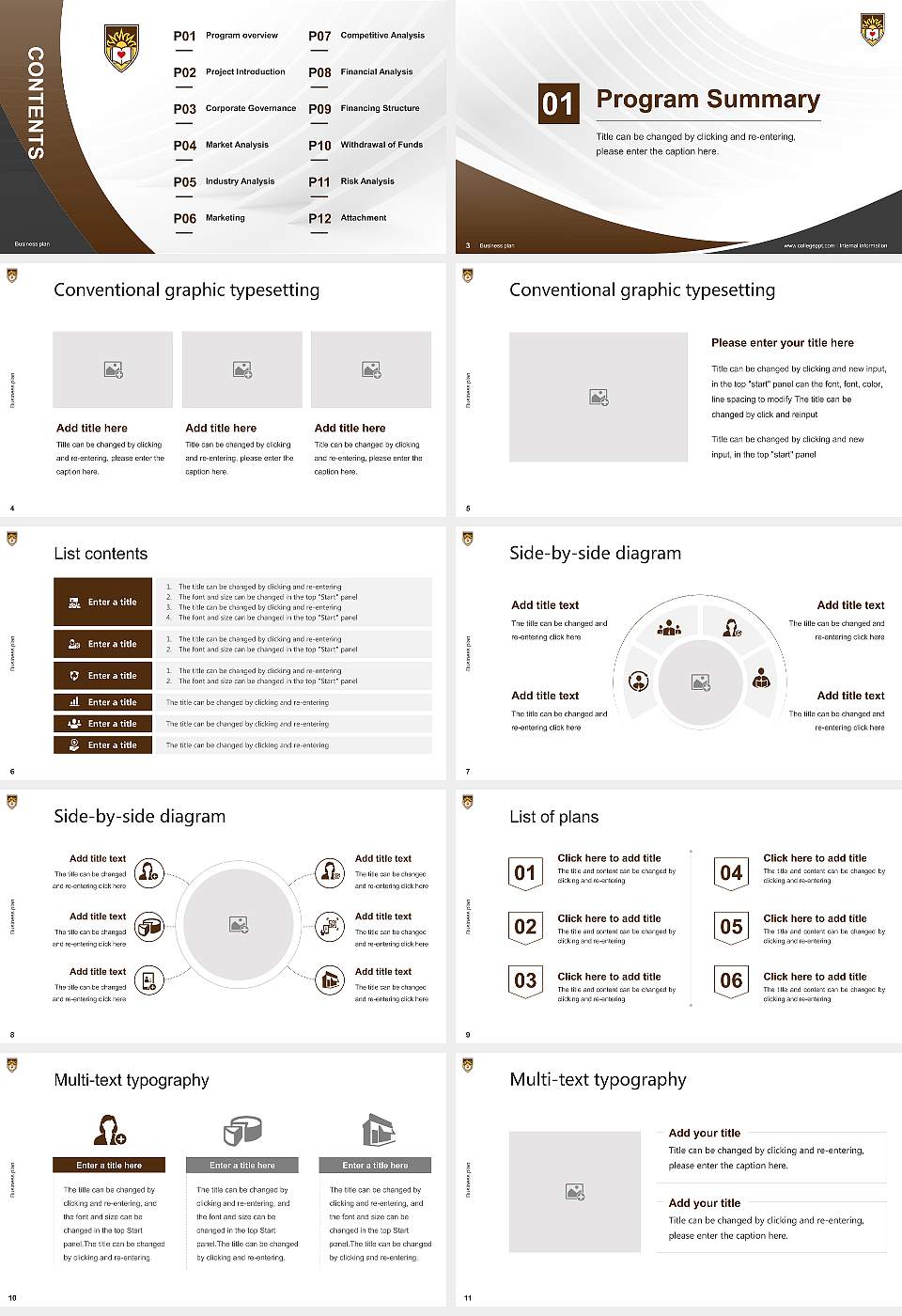 Lehigh University Competition/Entrepreneurship Contest PPT Template16:9 ratio PPT effect preview image2