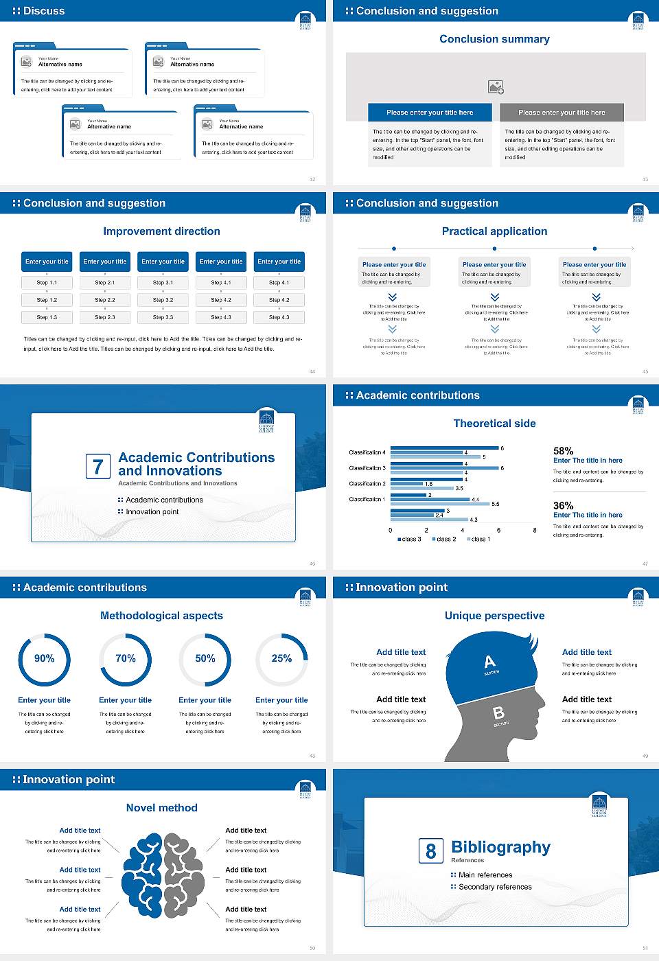 Lindsey Wilson College Graduation Thesis Defense PPT Template16:9 ratio PPT effect preview image6
