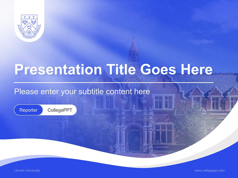 Lincoln University Lecture Sharing and Networking Event PPT Template4:3 ratio PPT effect preview image4