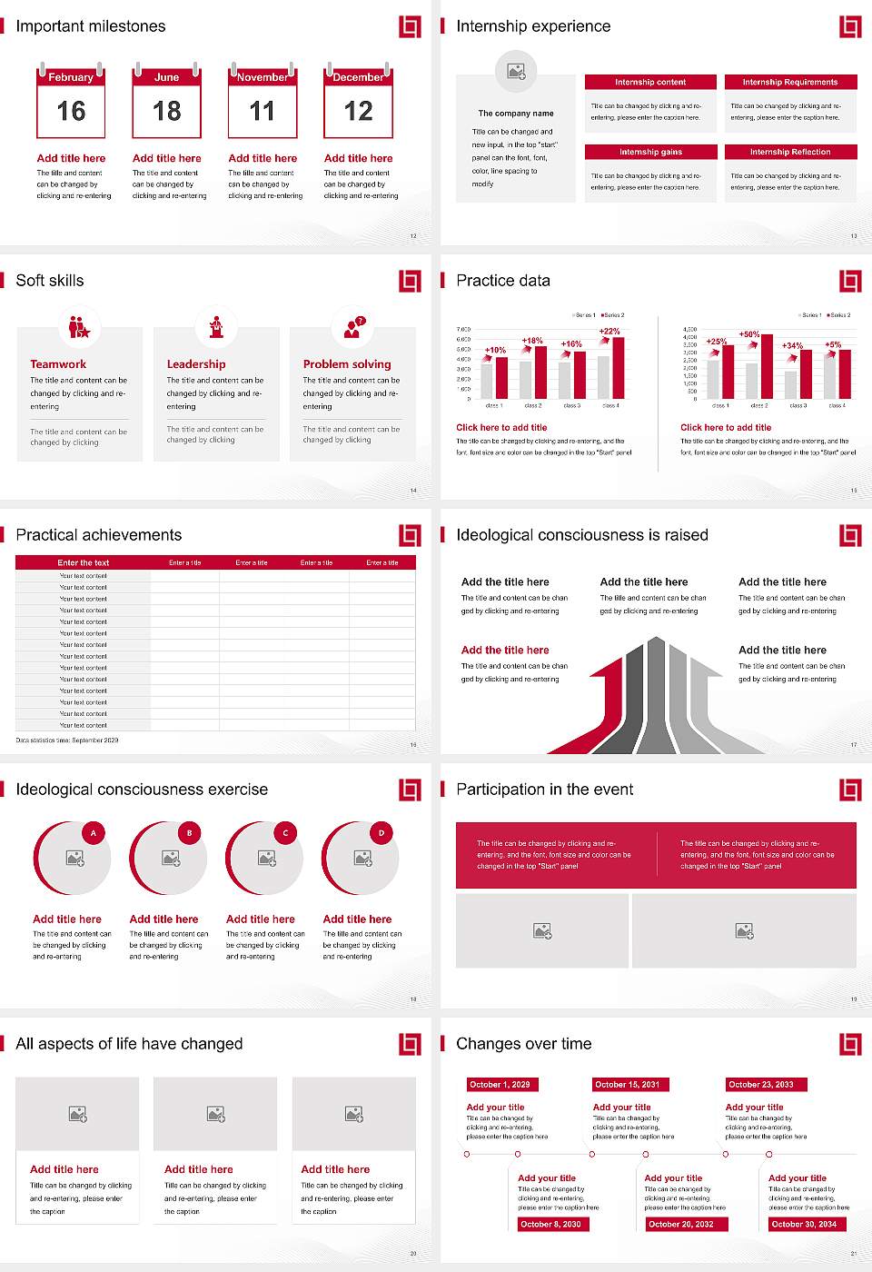 Lincoln Tech National Scholarship Defense PPT Template16:9 ratio PPT effect preview image3