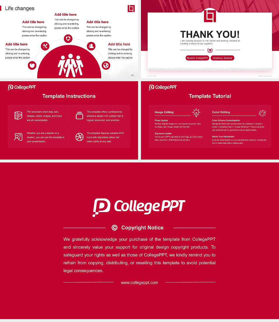 Lincoln Tech National Scholarship Defense PPT Template16:9 ratio PPT effect preview image4