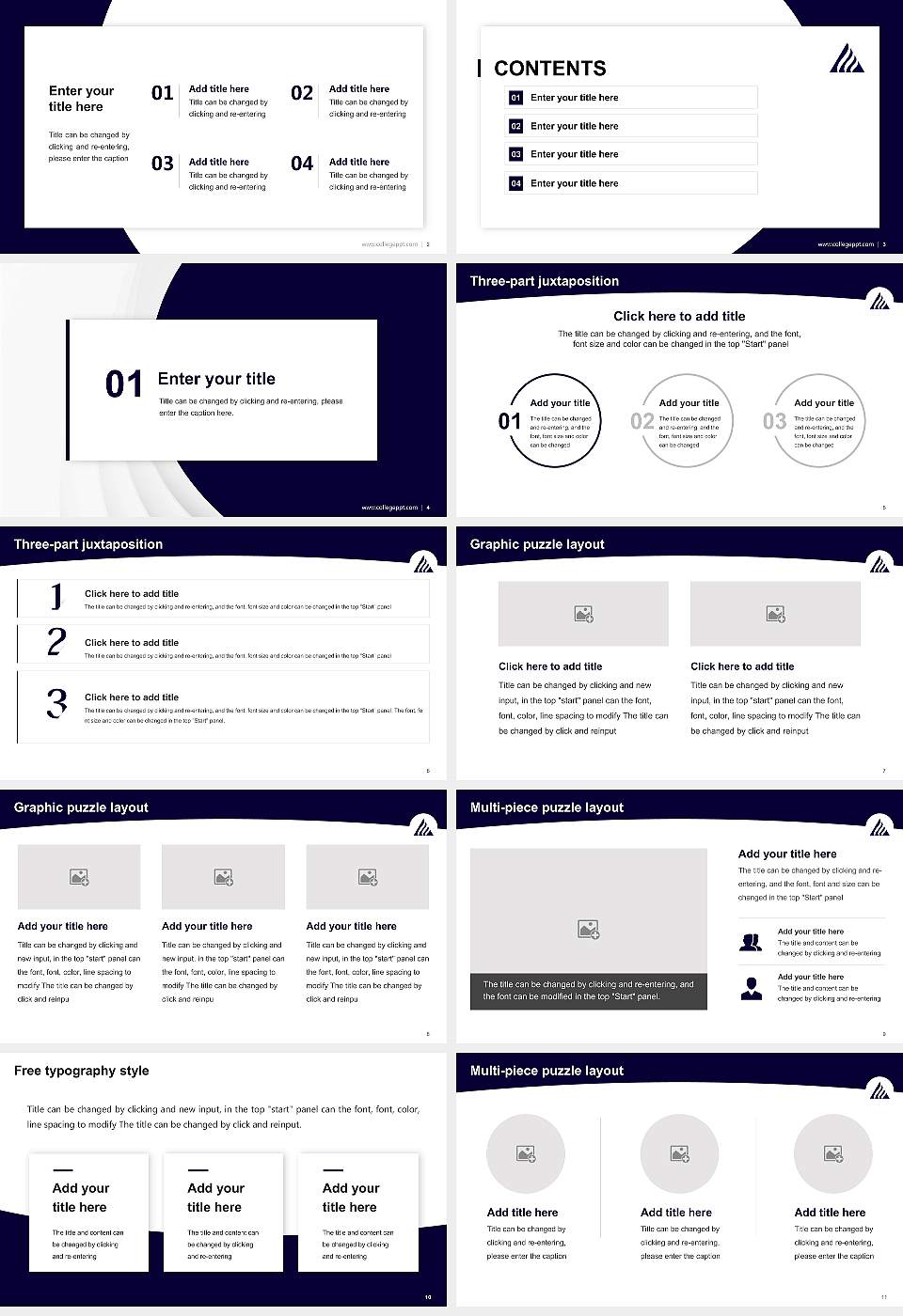 Louisiana Delta Community College Academic Presentation/Research Findings Report PPT Template16:9 ratio PPT effect preview image2