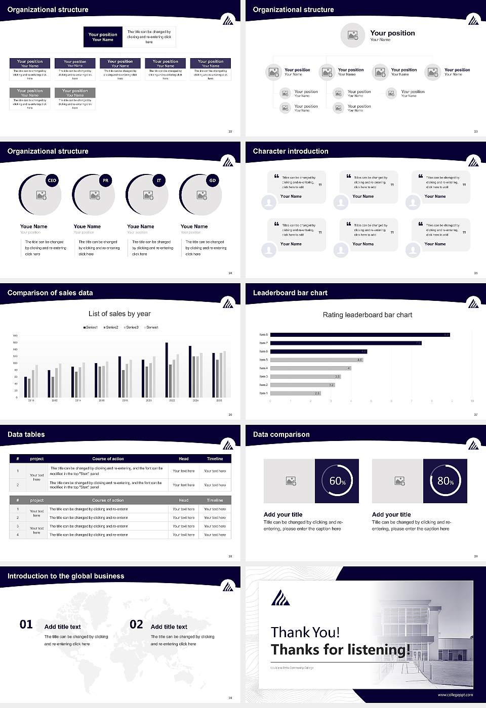 Louisiana Delta Community College Academic Presentation/Research Findings Report PPT Template16:9 ratio PPT effect preview image4
