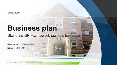 Lewis-Clark State College Competition/Entrepreneurship Contest PPT Template