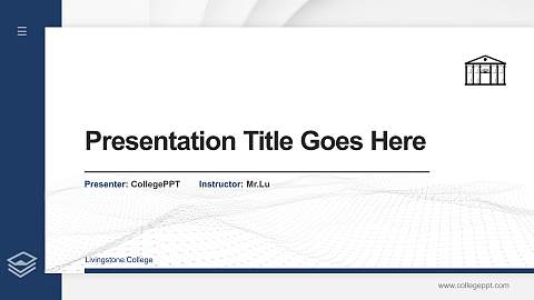Livingstone College Thesis Proposal/Graduation Defense PPT Template