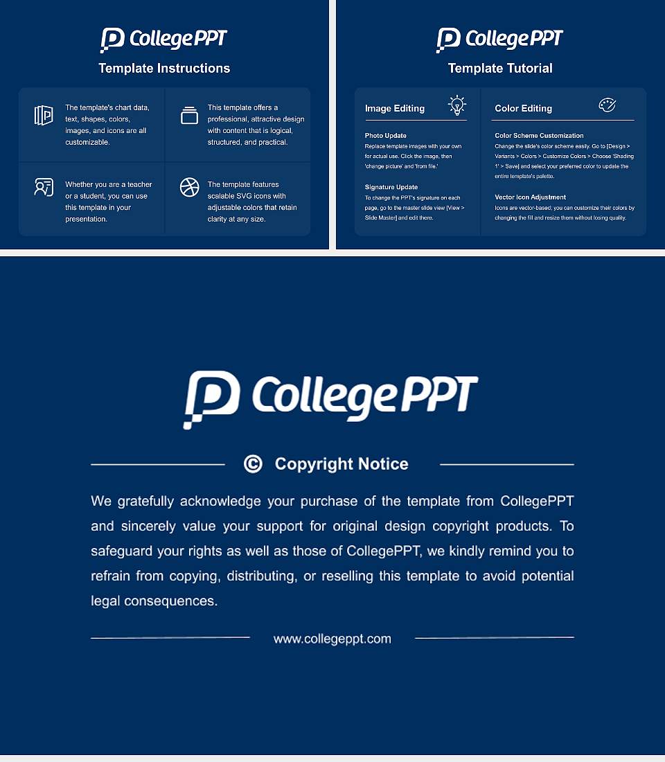 Logan University Academic Presentation/Research Findings Report PPT Template4:3 ratio PPT effect preview image5