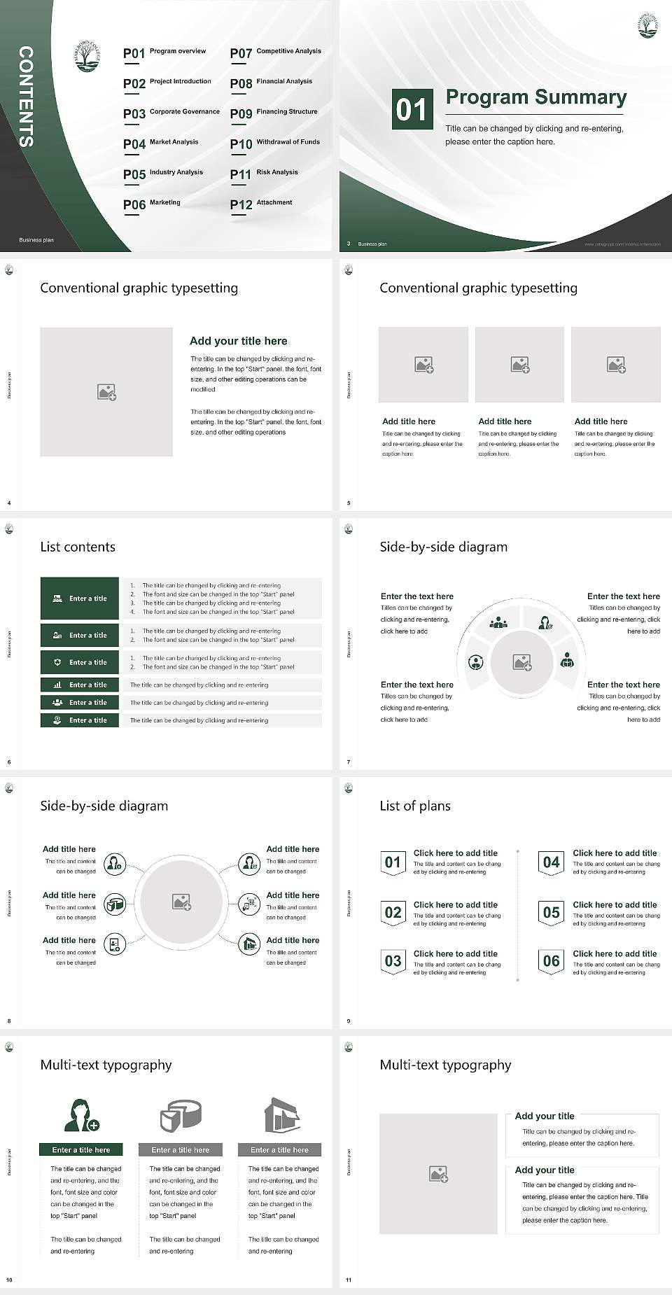 Marlboro College Competition/Entrepreneurship Contest PPT Template4:3 ratio PPT effect preview image2