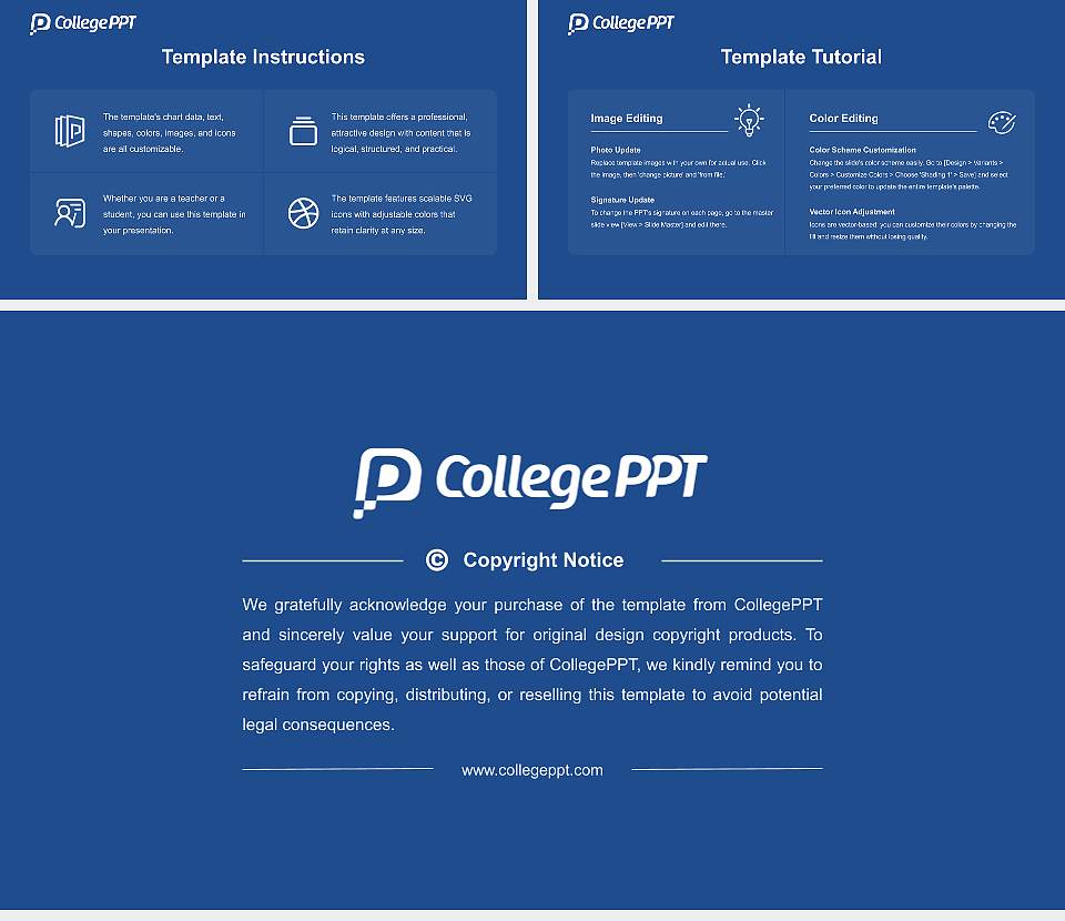 Madonna University Course/Courseware Creation PPT Template16:9 ratio PPT effect preview image5