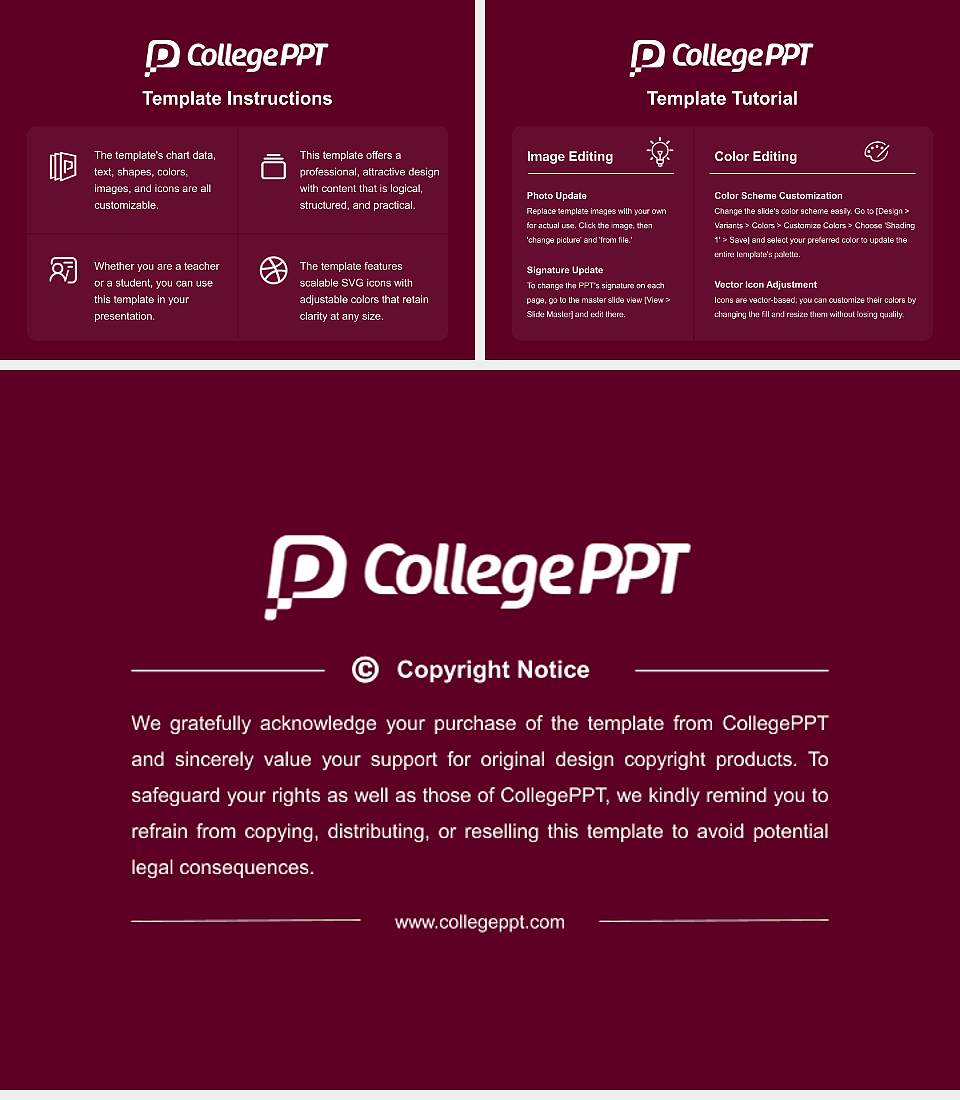 Loyola University Chicago Academic Presentation/Research Findings Report PPT Template4:3 ratio PPT effect preview image5