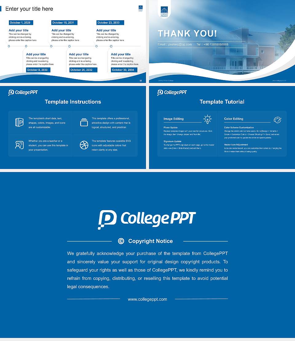 Lindsey Wilson College Lecture Sharing and Networking Event PPT Template16:9 ratio PPT effect preview image4