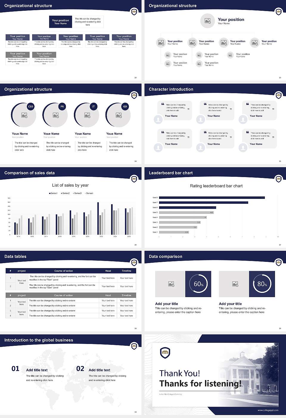 Luther Rice College & Seminary Academic Presentation/Research Findings Report PPT Template16:9 ratio PPT effect preview image4