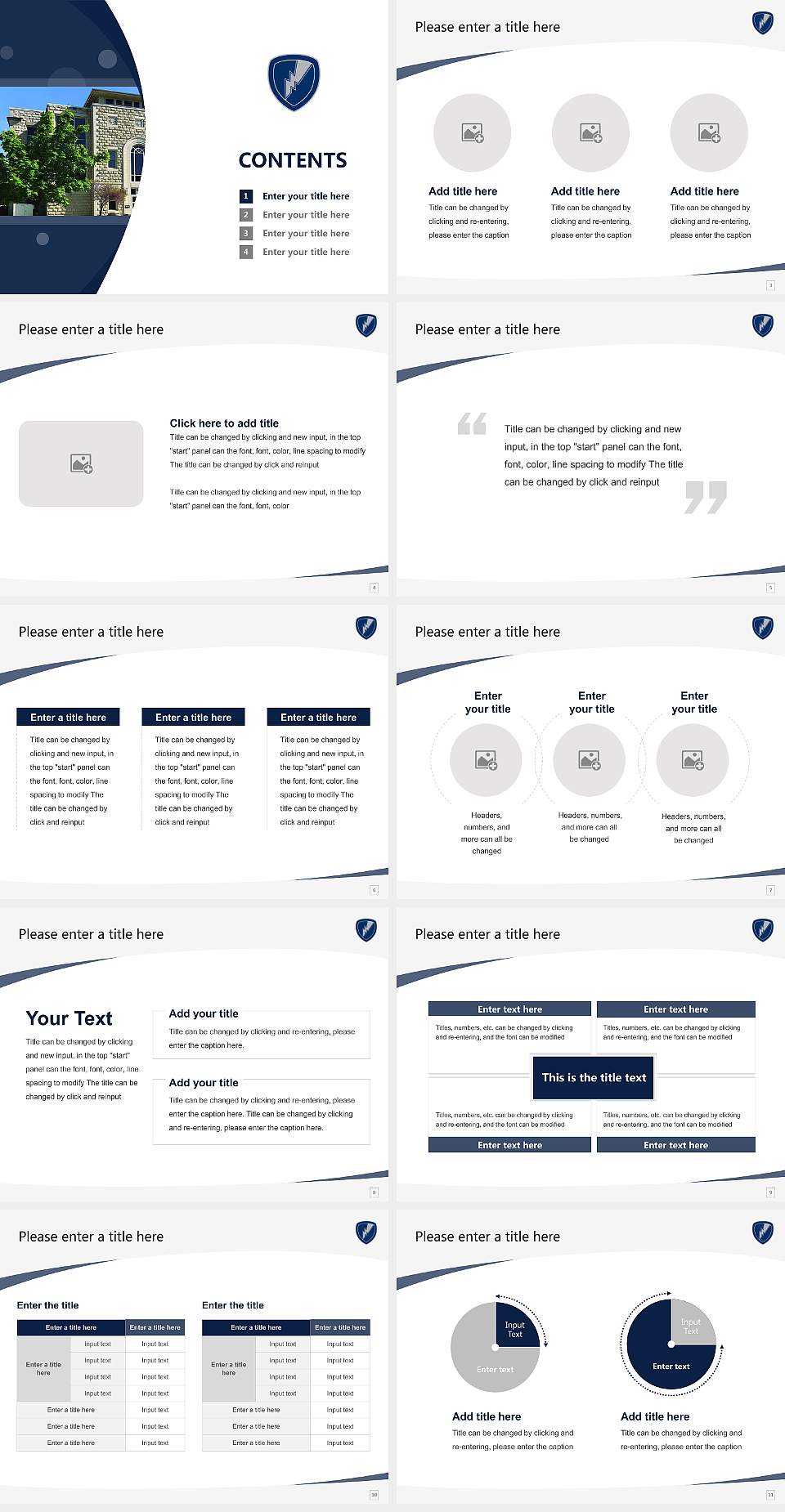 Manhattan Christian College Course/Courseware Creation PPT Template4:3 ratio PPT effect preview image2