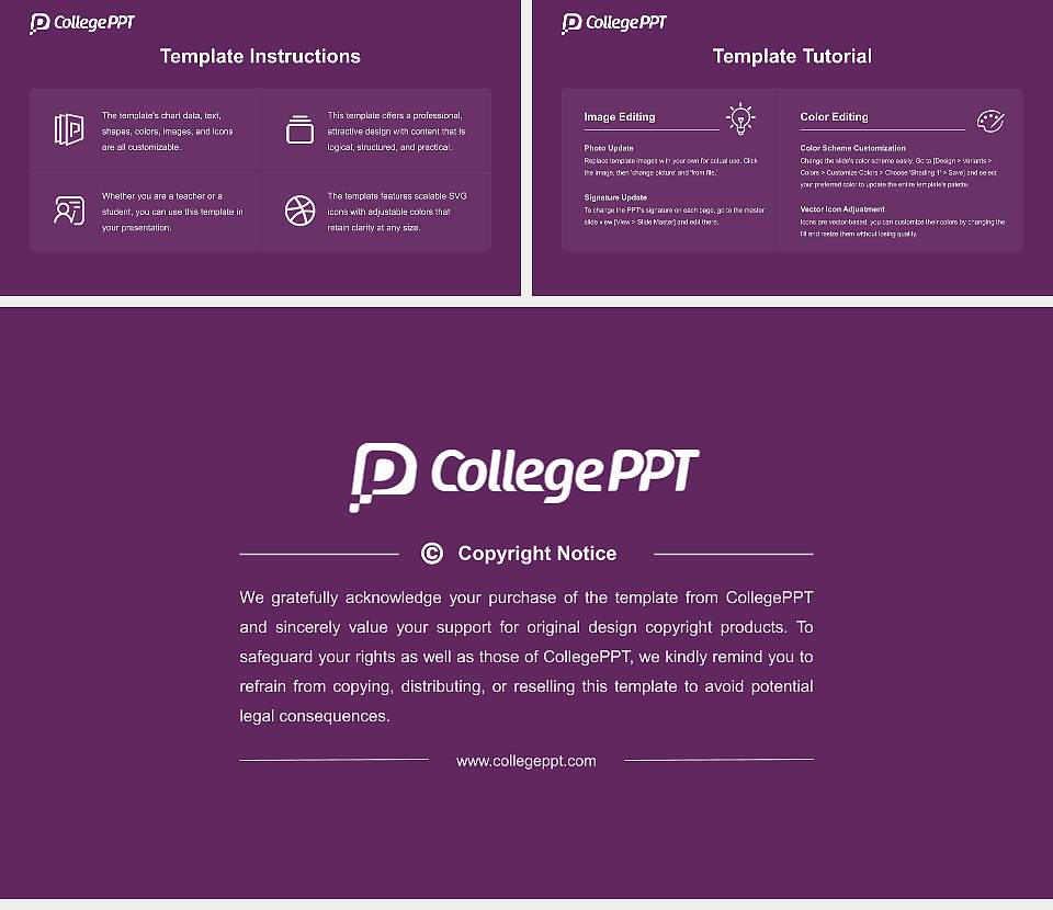 Marshall B Ketchum University Academic Presentation/Research Findings Report PPT Template16:9 ratio PPT effect preview image5