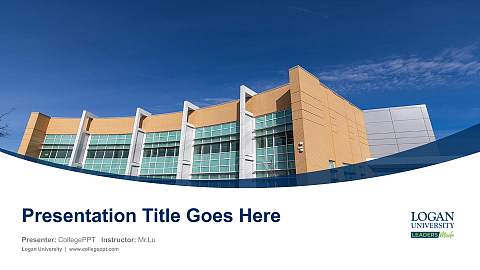 Logan University Course/Courseware Creation PPT Template