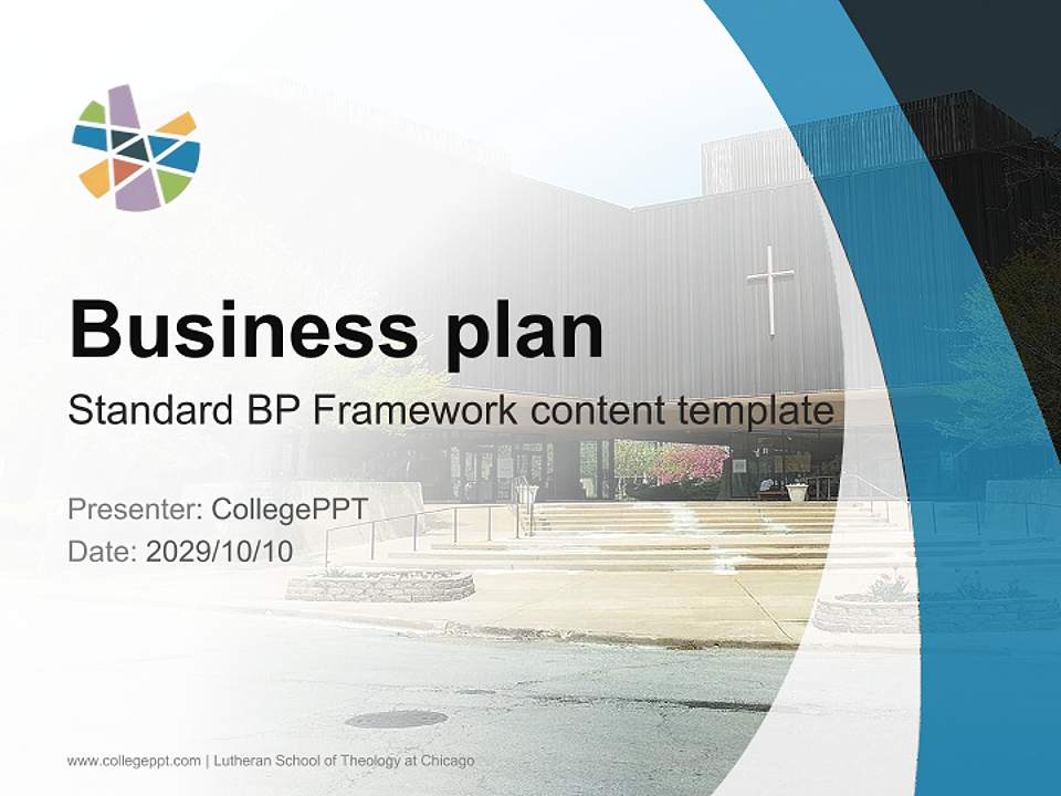 Lutheran School of Theology at Chicago Competition/Entrepreneurship Contest PPT Template4:3 ratio PPT effect preview image9
