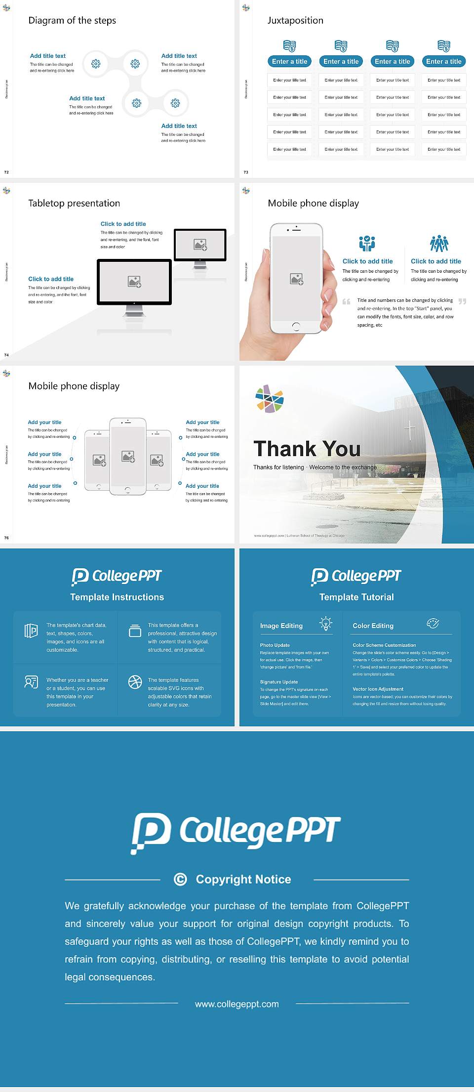 Lutheran School of Theology at Chicago Competition/Entrepreneurship Contest PPT Template4:3 ratio PPT effect preview image9
