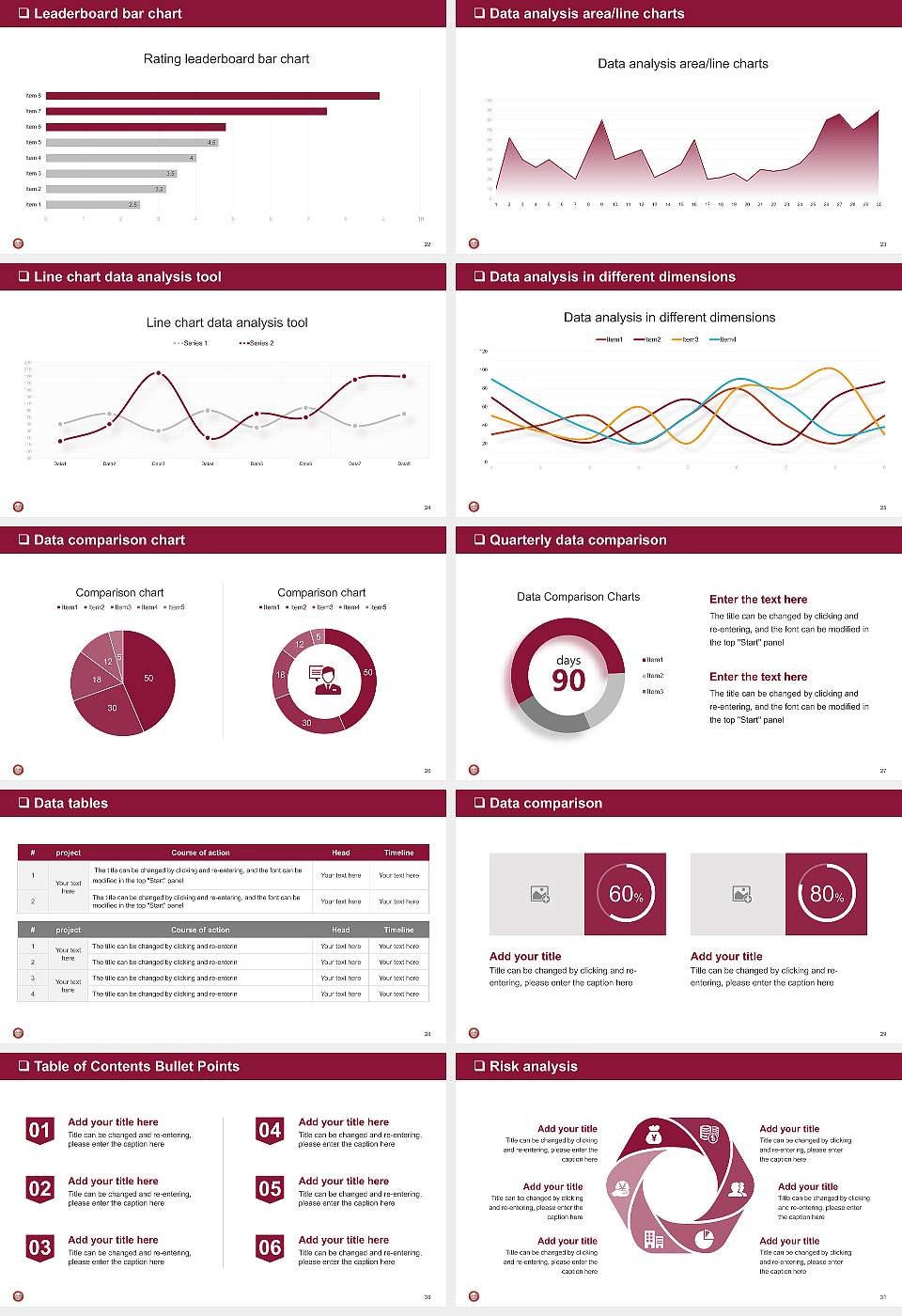 Lock Haven University General Purpose PPT Template16:9 ratio PPT effect preview image4