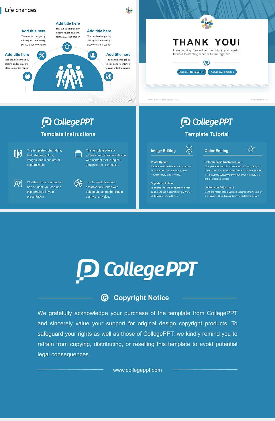 Lutheran School of Theology at Chicago National Scholarship Defense PPT Template4:3 ratio PPT effect preview image4