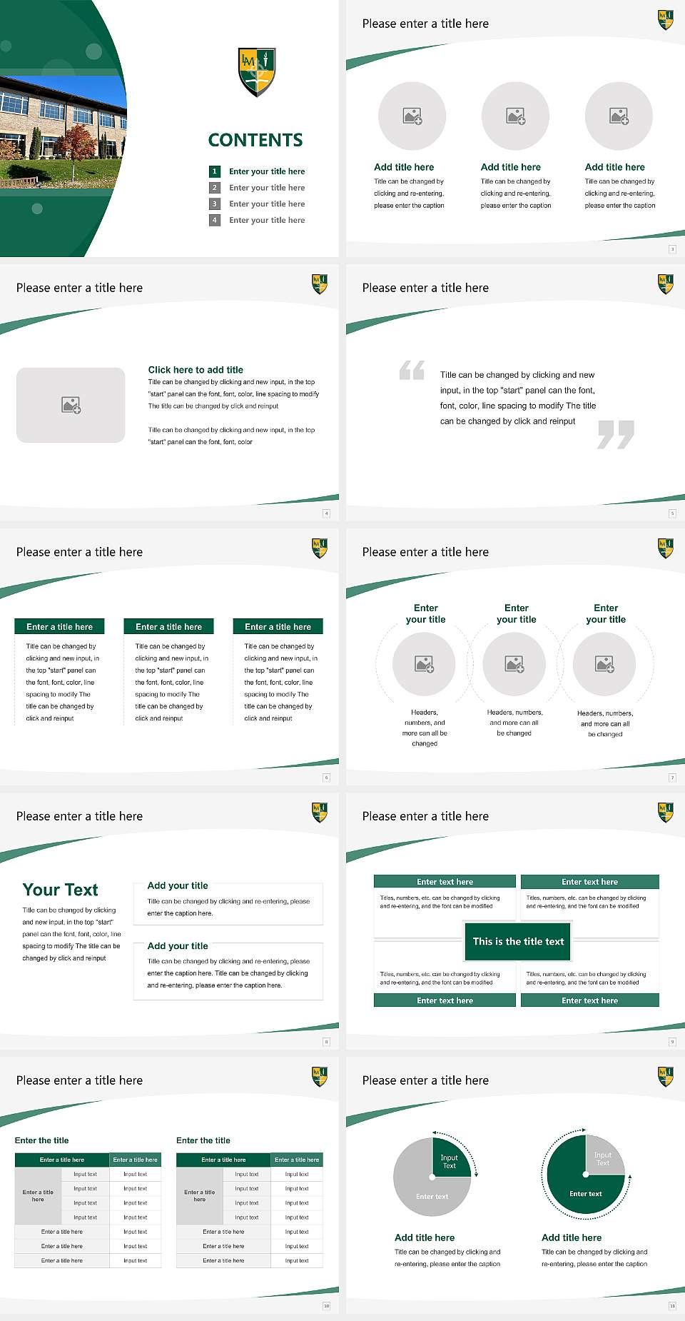 Lees-Mcrae College Course/Courseware Creation PPT Template4:3 ratio PPT effect preview image2