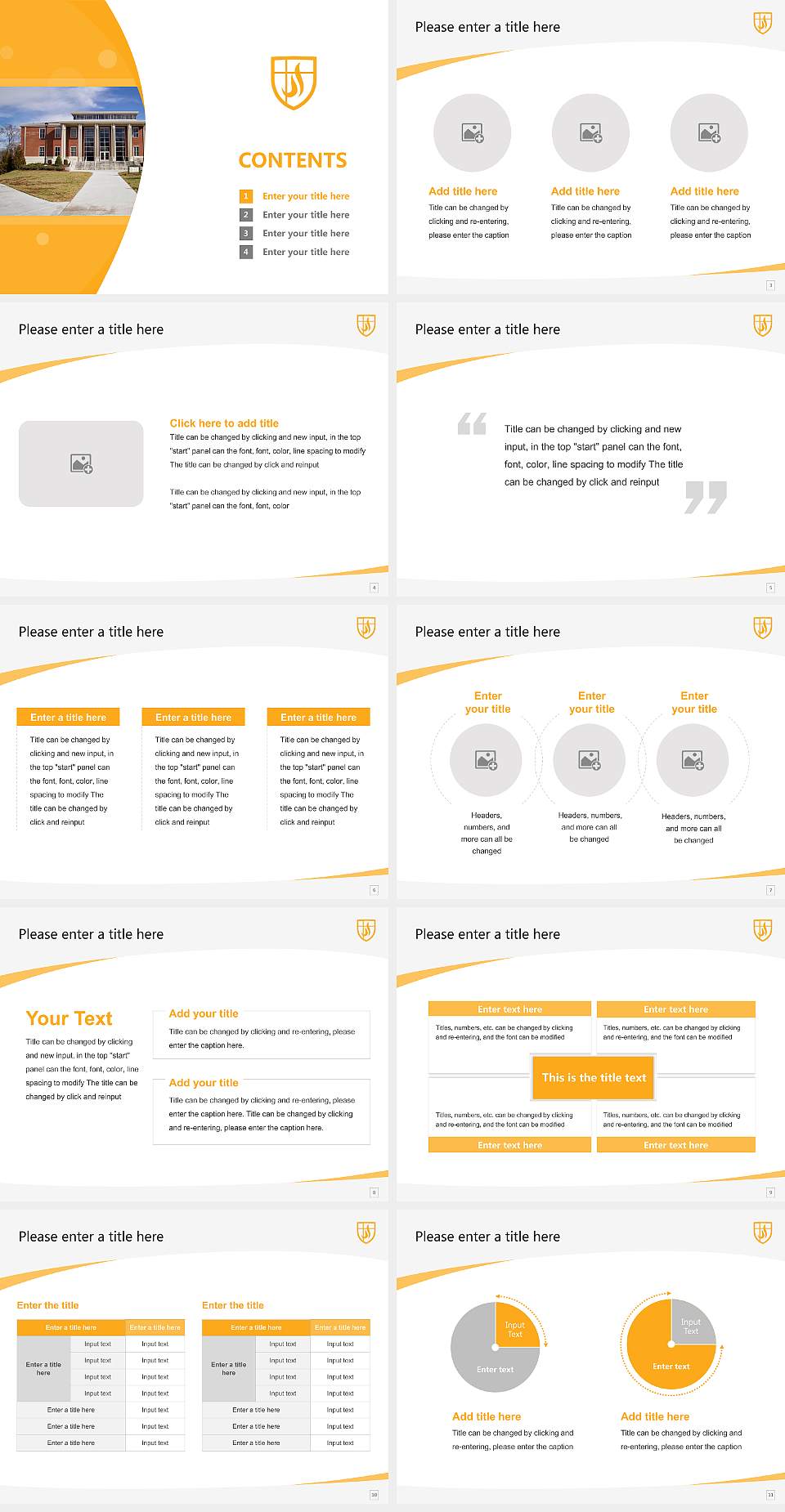 Lipscomb University Course/Courseware Creation PPT Template4:3 ratio PPT effect preview image2