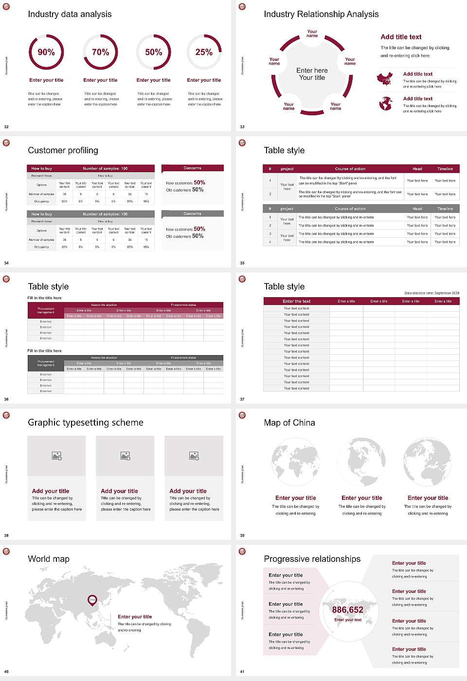 Lock Haven University Competition/Entrepreneurship Contest PPT Template16:9 ratio PPT effect preview image5