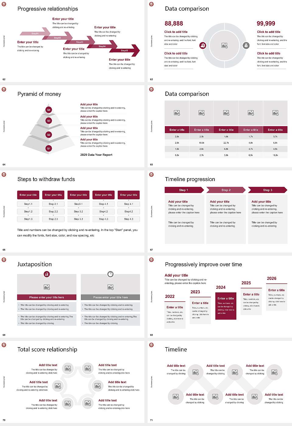Lock Haven University Competition/Entrepreneurship Contest PPT Template16:9 ratio PPT effect preview image8