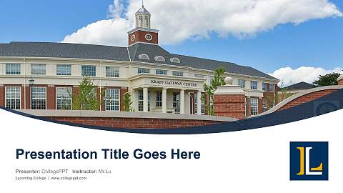 Lycoming College Course/Courseware Creation PPT Template