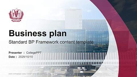 Loma Linda University Competition/Entrepreneurship Contest PPT Template
