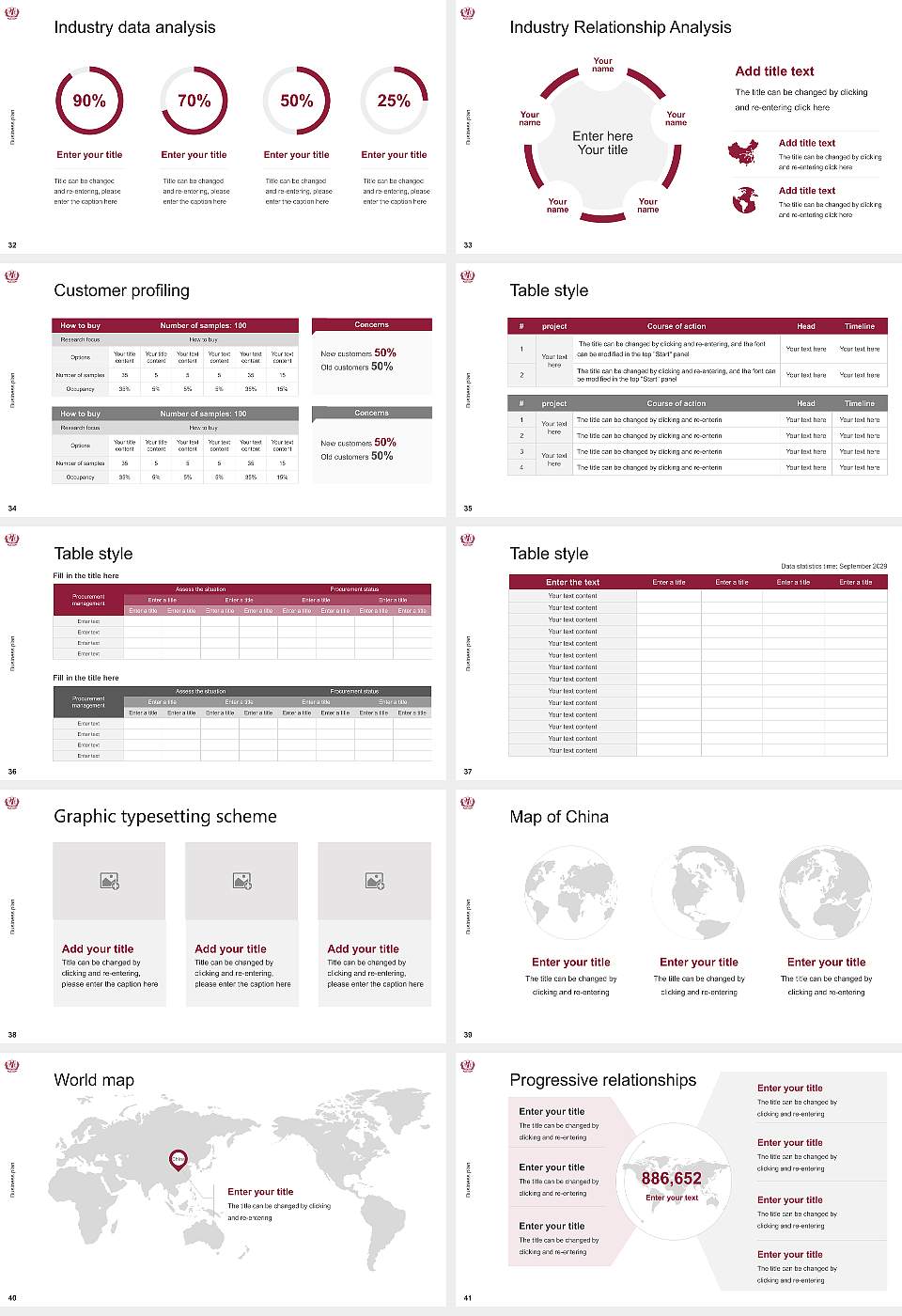Loma Linda University Competition/Entrepreneurship Contest PPT Template16:9 ratio PPT effect preview image5
