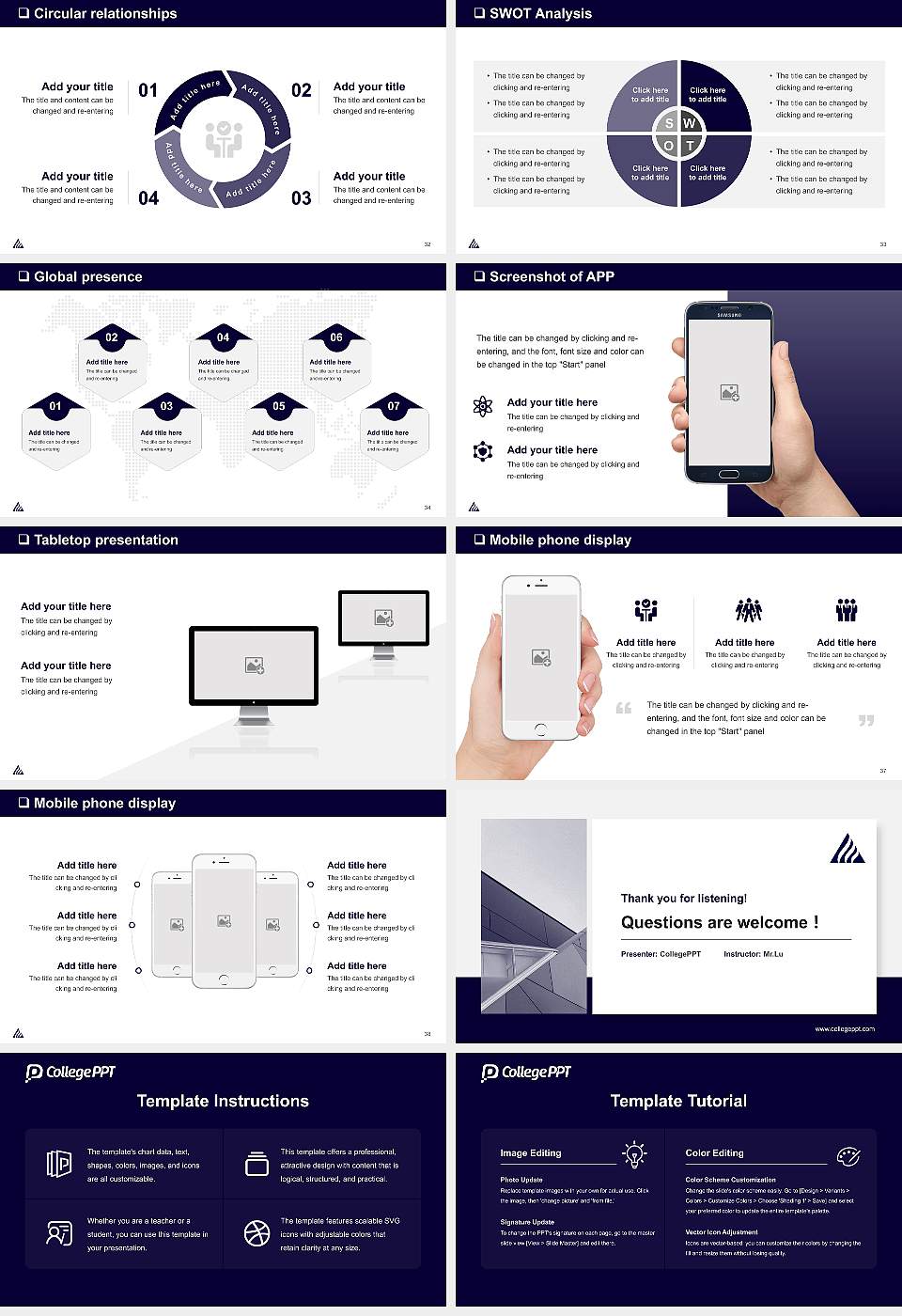 Louisiana Delta Community College General Purpose PPT Template16:9 ratio PPT effect preview image5