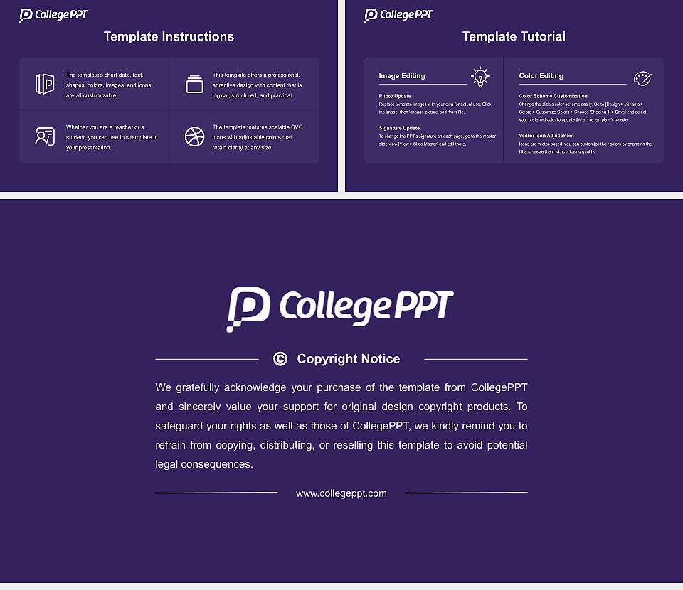Loras College Academic Presentation/Research Findings Report PPT Template16:9 ratio PPT effect preview image5