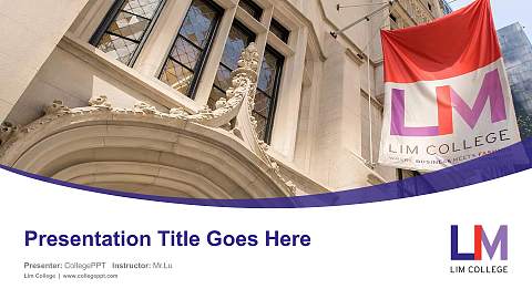 Lim College Course/Courseware Creation PPT Template
