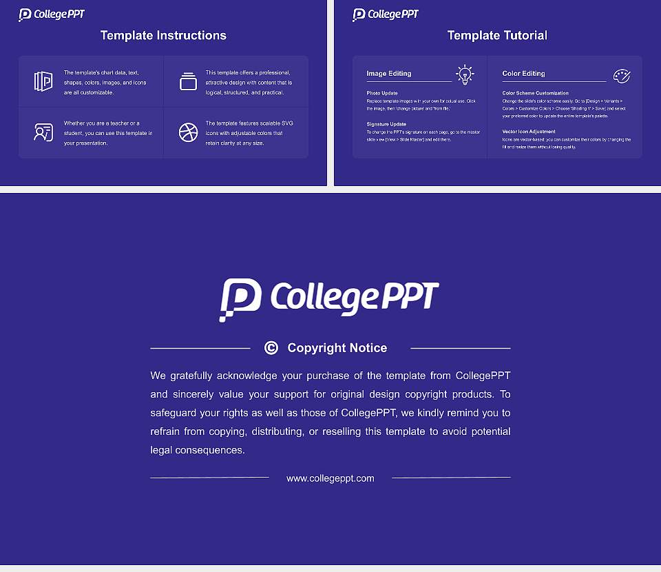 Lim College Course/Courseware Creation PPT Template16:9 ratio PPT effect preview image5