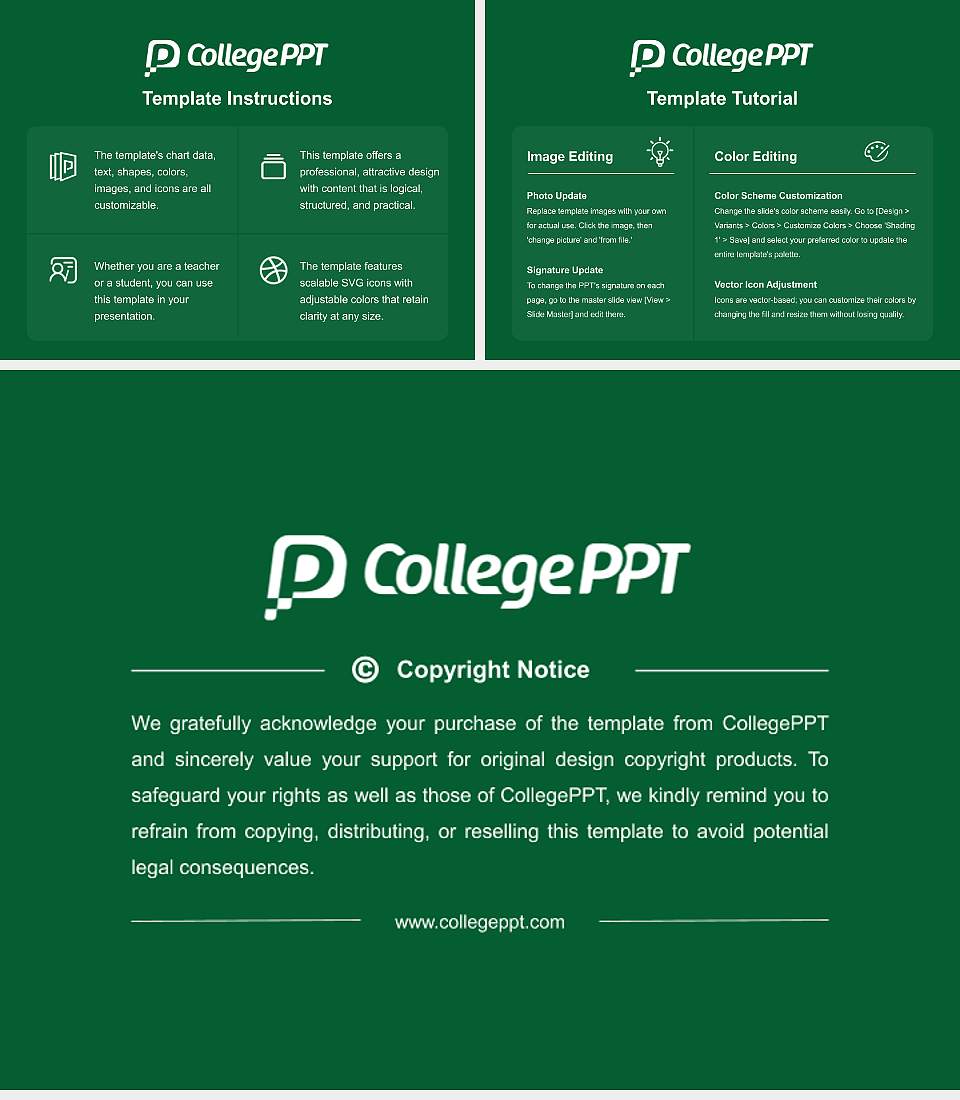 Manhattan College Course/Courseware Creation PPT Template4:3 ratio PPT effect preview image5