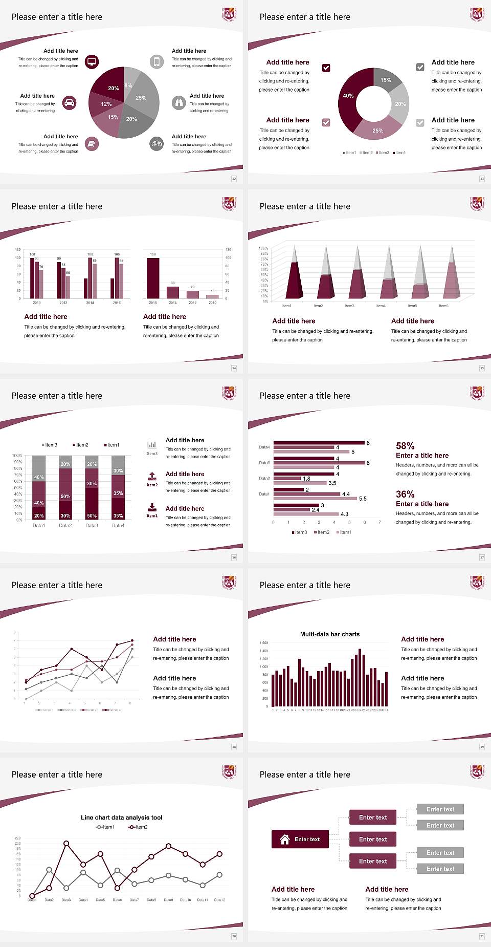 Loyola University Chicago Course/Courseware Creation PPT Template4:3 ratio PPT effect preview image3