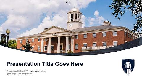 Lyon College Course/Courseware Creation PPT Template