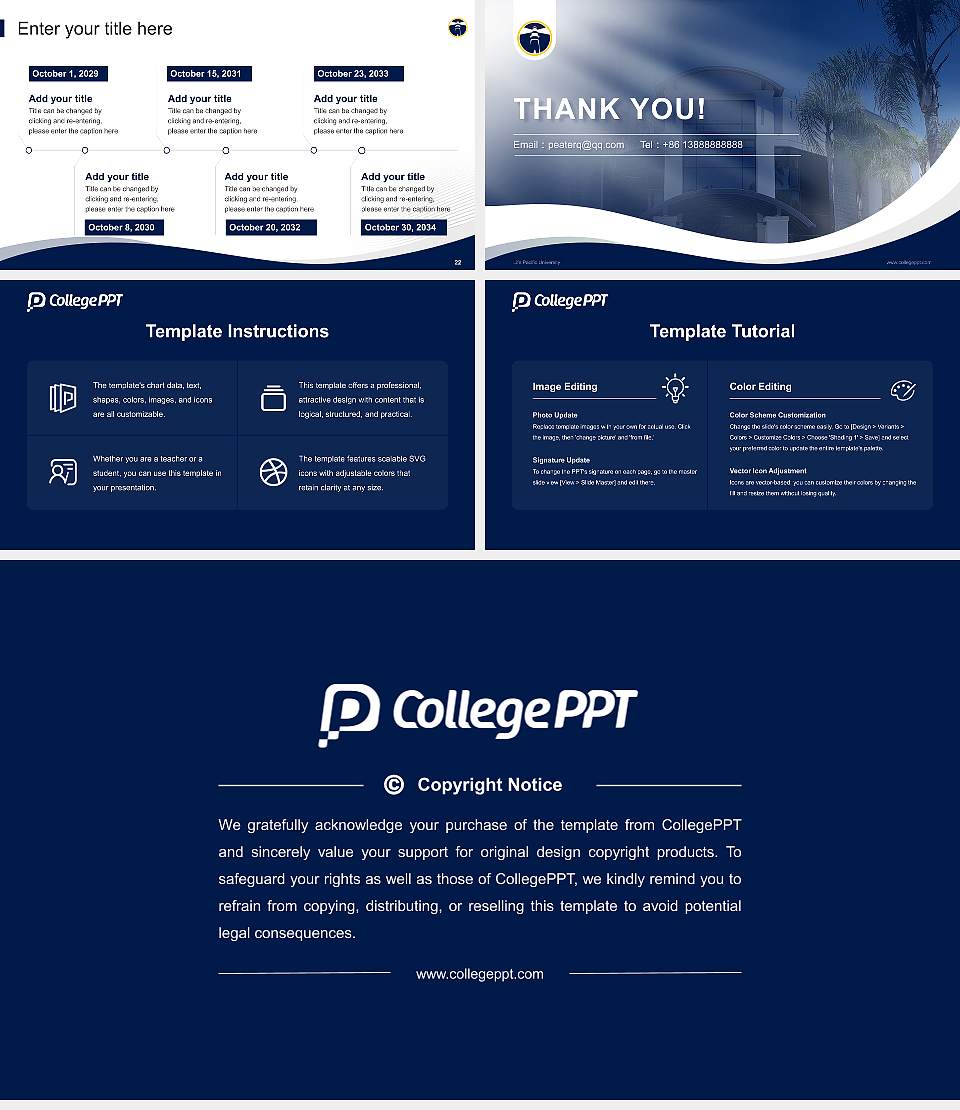 Life Pacific University Lecture Sharing and Networking Event PPT Template16:9 ratio PPT effect preview image4