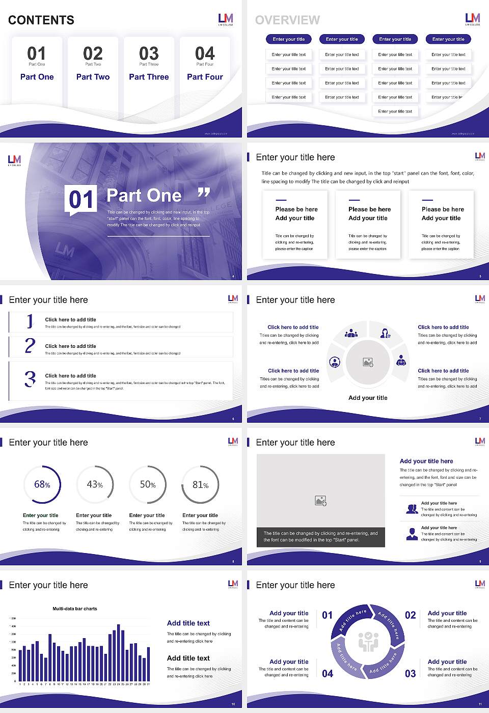 Lim College Lecture Sharing and Networking Event PPT Template16:9 ratio PPT effect preview image2