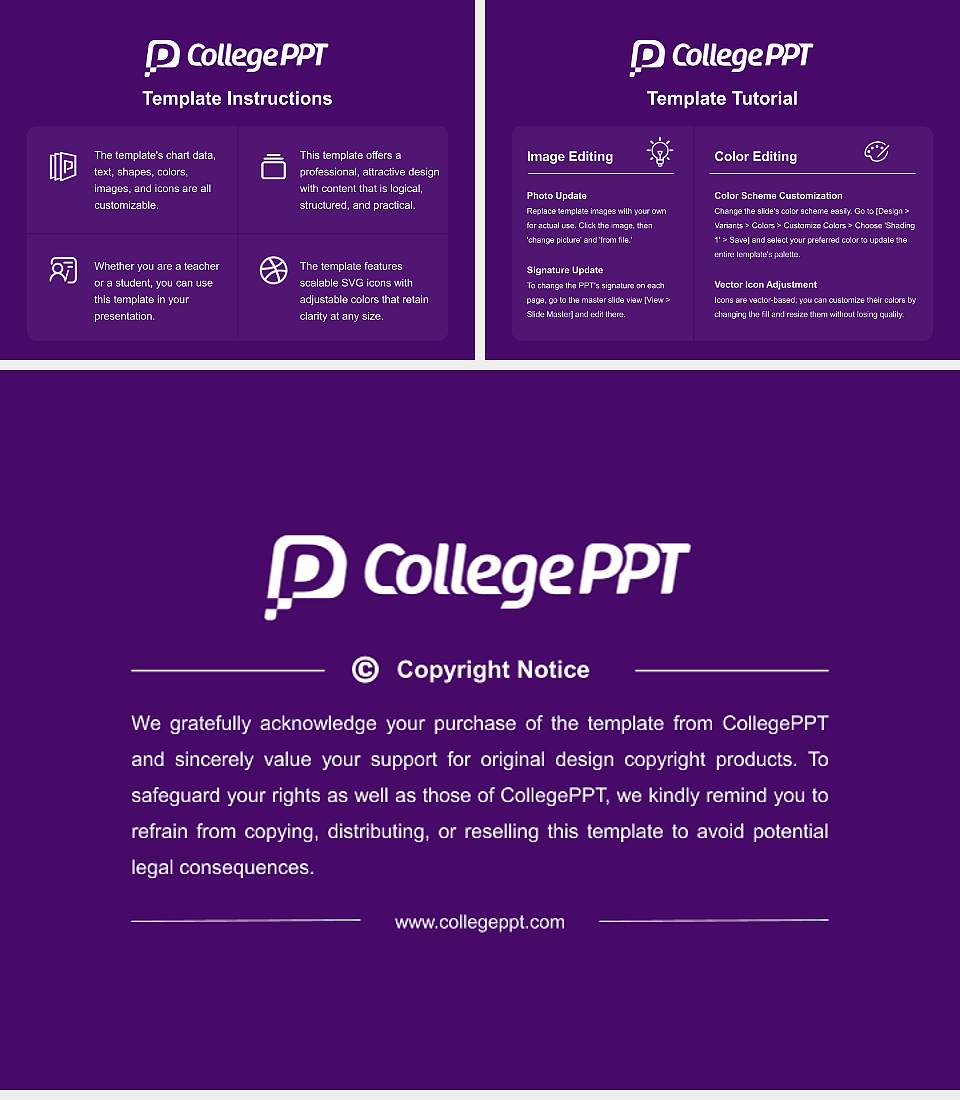 Linfield University-School of Nursing Course/Courseware Creation PPT Template4:3 ratio PPT effect preview image5