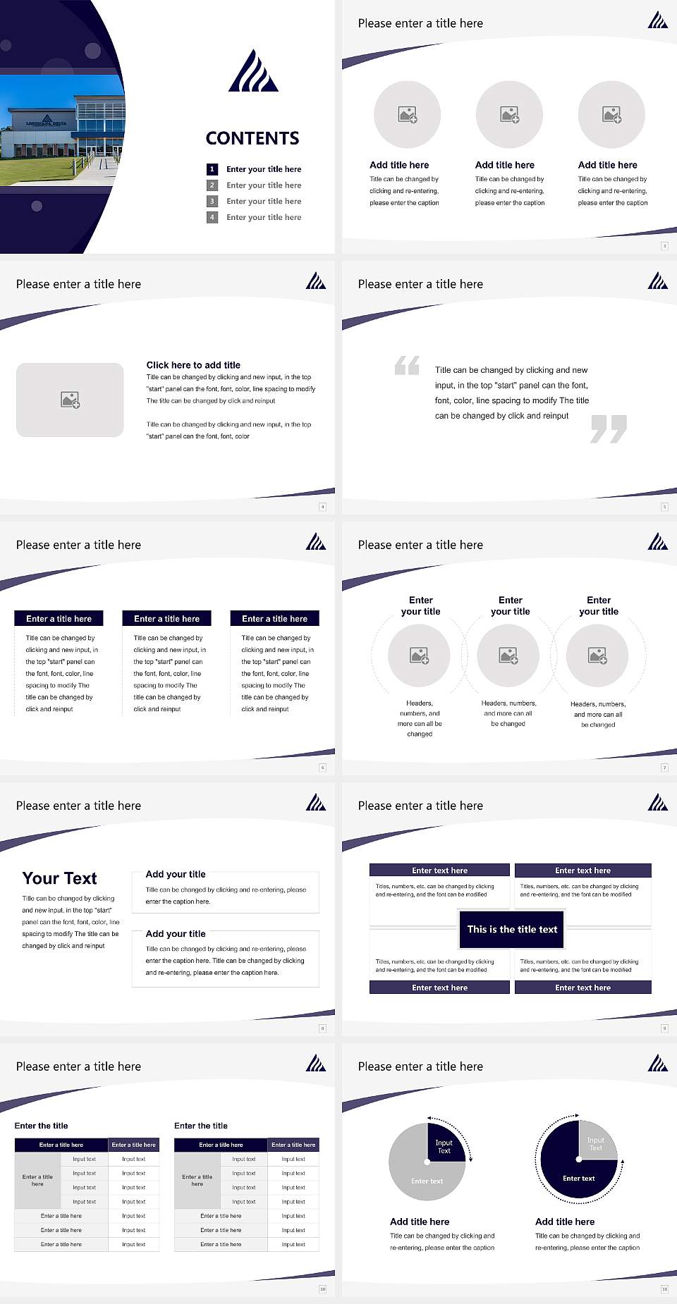 Louisiana Delta Community College Course/Courseware Creation PPT Template4:3 ratio PPT effect preview image2