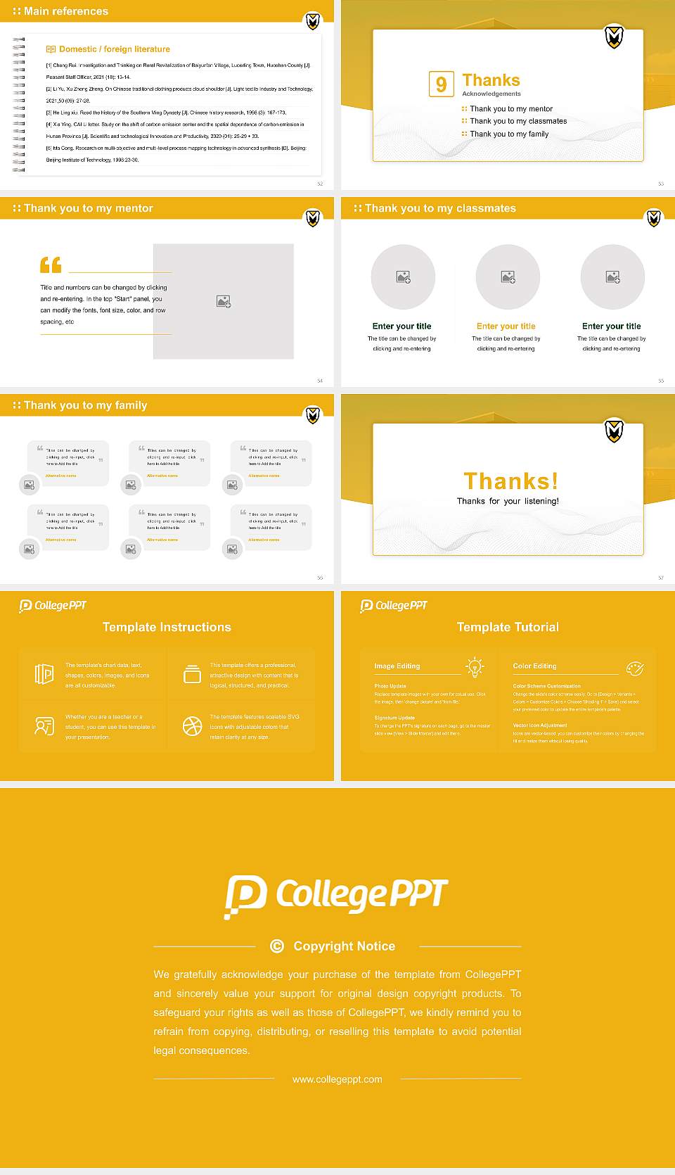 Manchester University Graduation Thesis Defense PPT Template16:9 ratio PPT effect preview image7