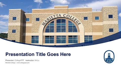 Marietta College Course/Courseware Creation PPT Template