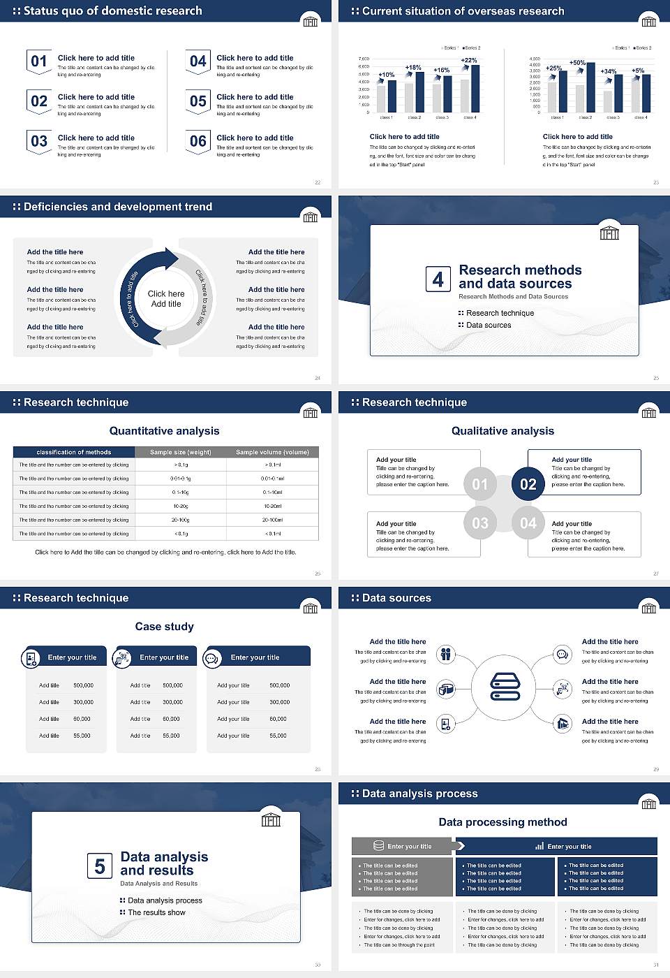 Livingstone College Graduation Thesis Defense PPT Template16:9 ratio PPT effect preview image4
