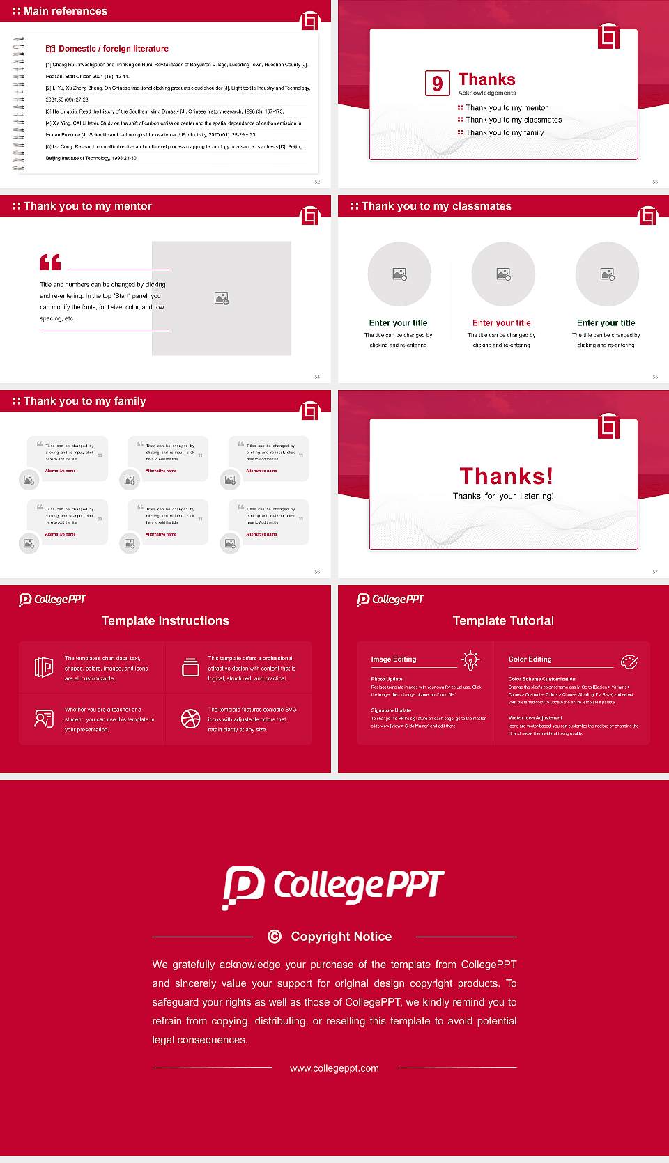 Lincoln Tech Graduation Thesis Defense PPT Template16:9 ratio PPT effect preview image7