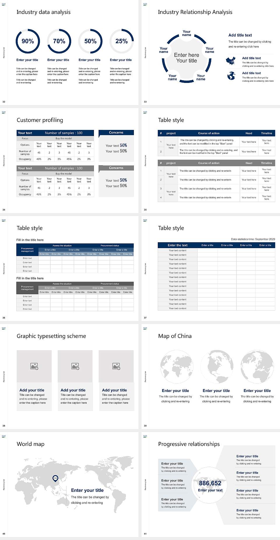 Logan University Competition/Entrepreneurship Contest PPT Template4:3 ratio PPT effect preview image5