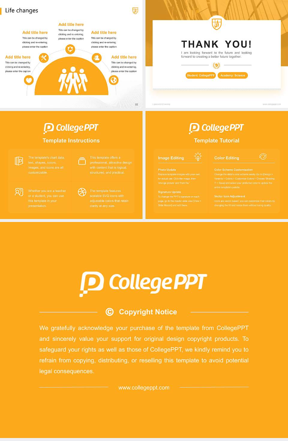 Lipscomb University National Scholarship Defense PPT Template4:3 ratio PPT effect preview image4