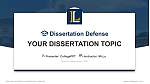 Lycoming College Graduation Thesis Defense PPT Template