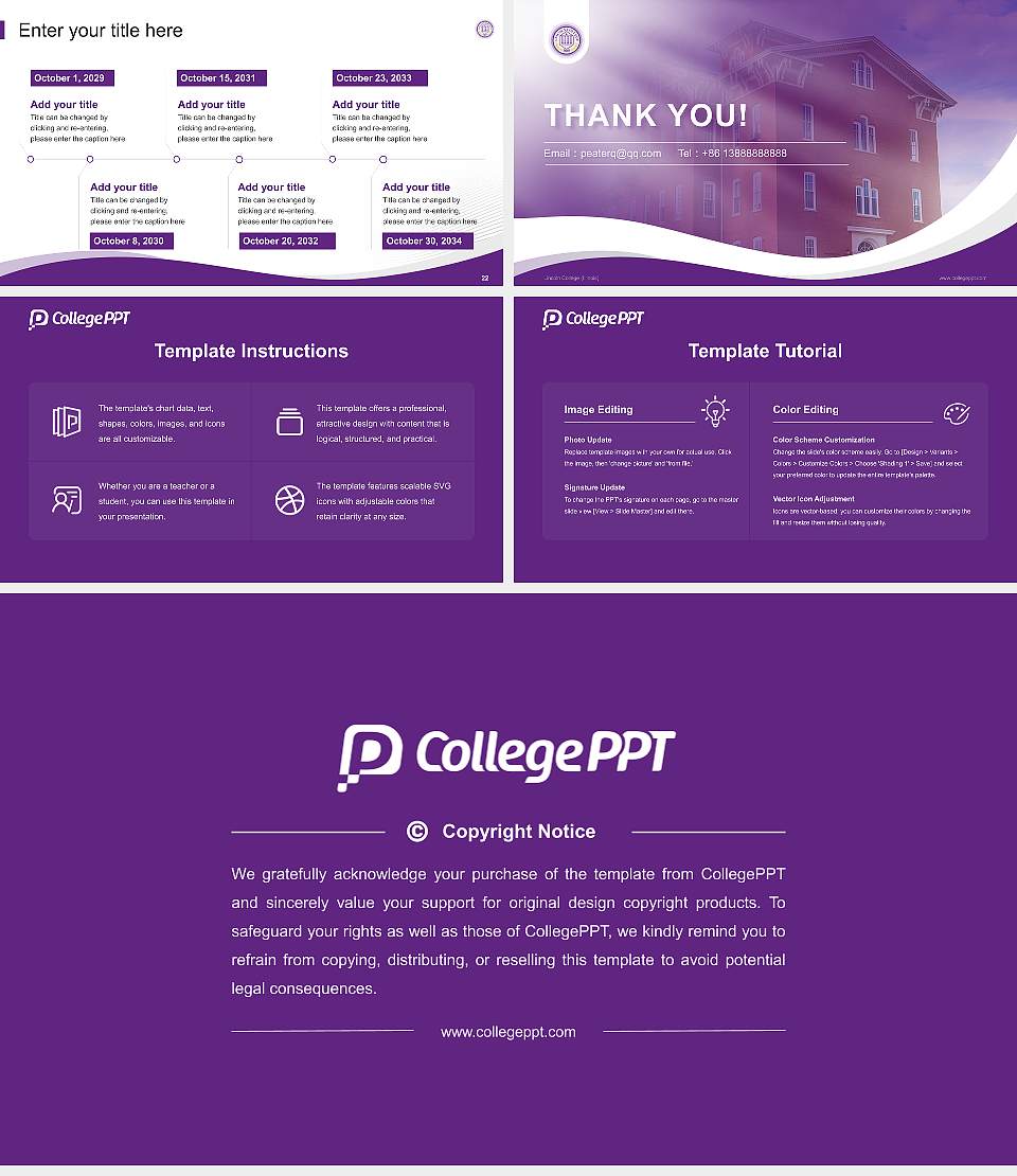 Lincoln College (Illinois) Lecture Sharing and Networking Event PPT Template16:9 ratio PPT effect preview image4