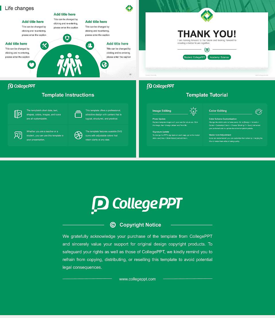 Lesley University National Scholarship Defense PPT Template16:9 ratio PPT effect preview image4