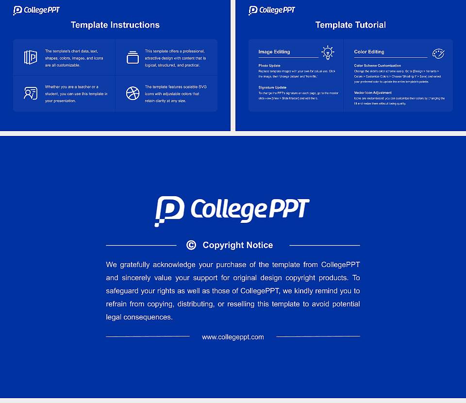 Limestone University Academic Presentation/Research Findings Report PPT Template16:9 ratio PPT effect preview image5